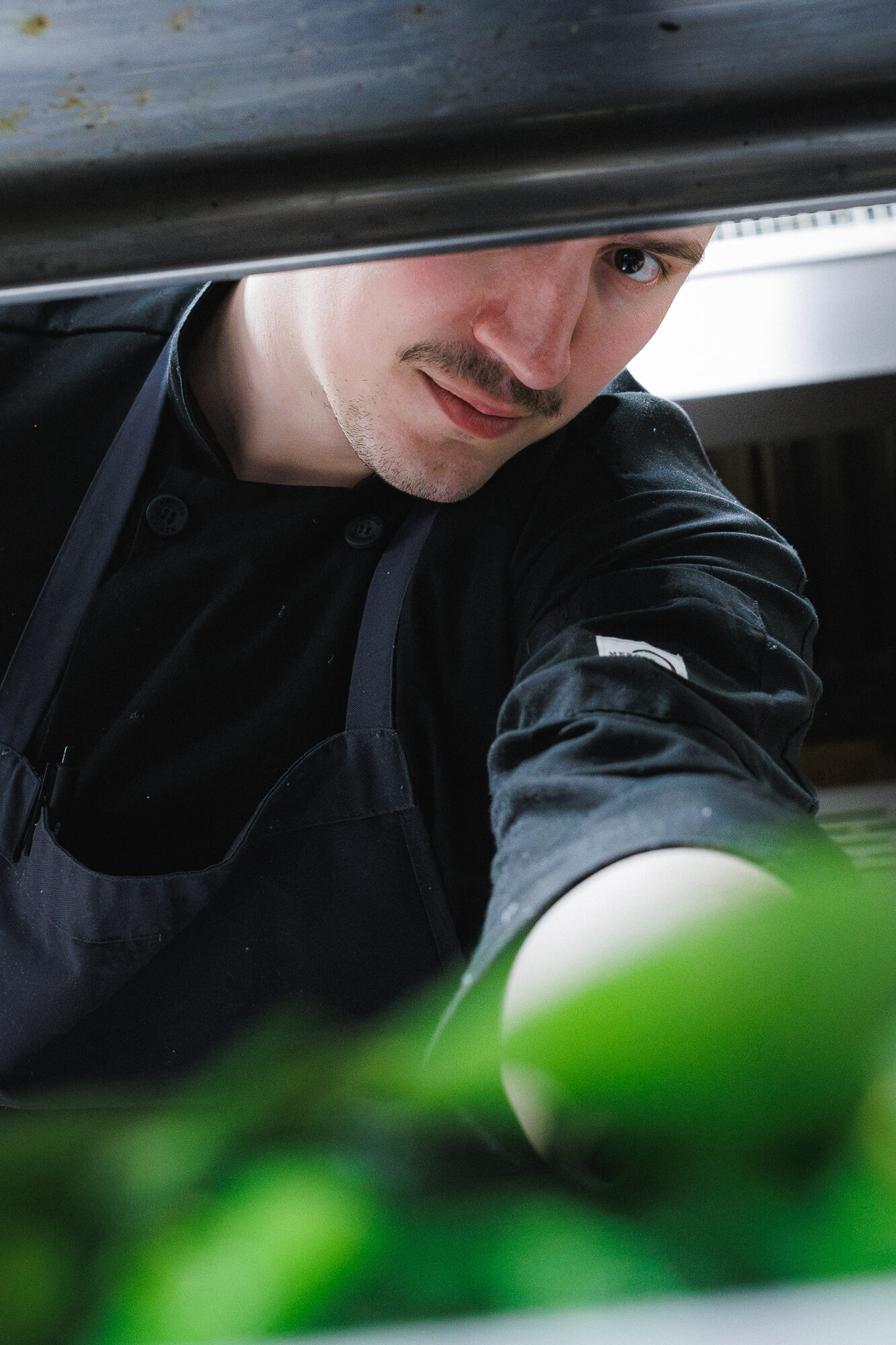Chef preparing food