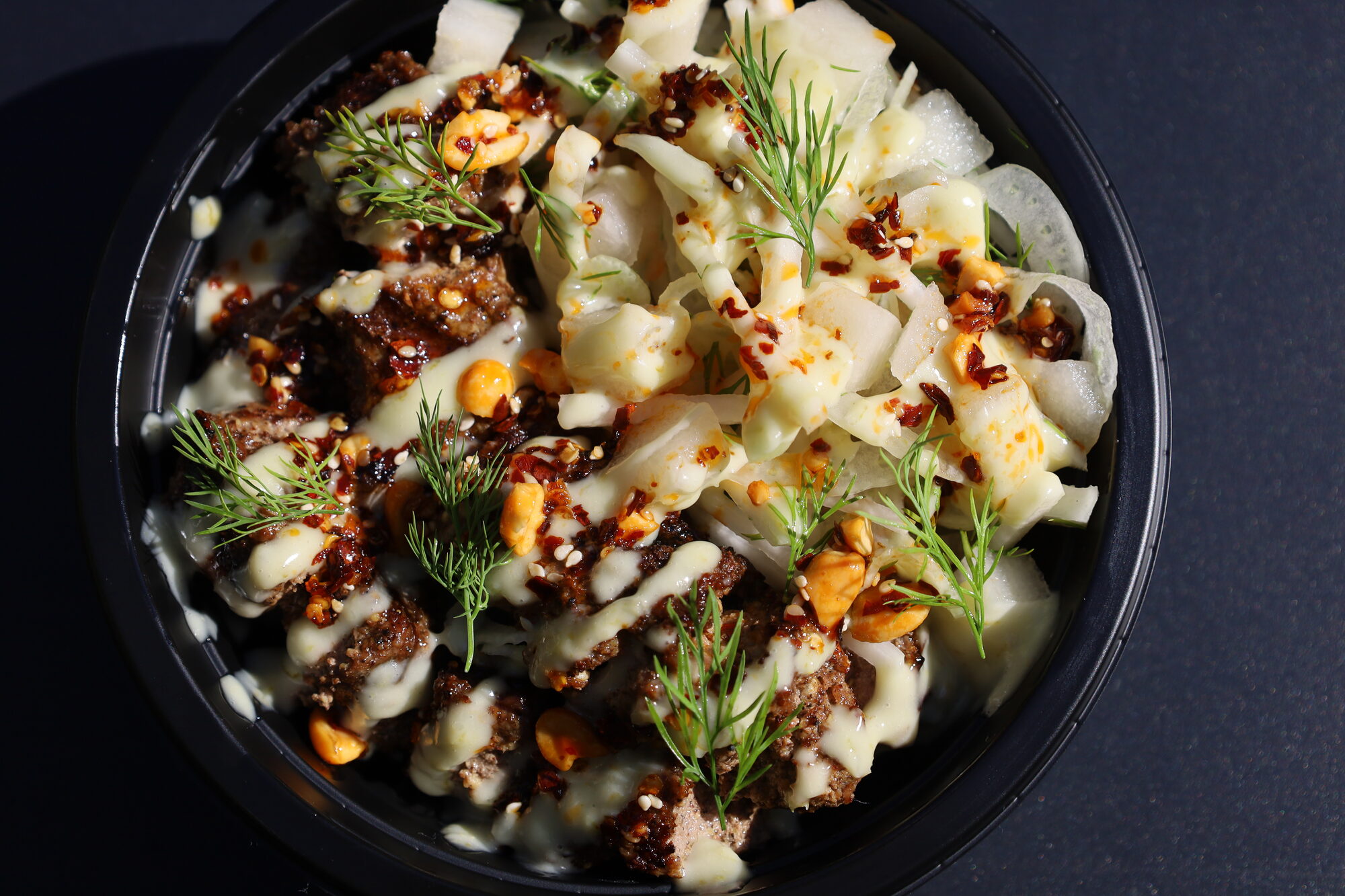 Flavor-bombed bowls