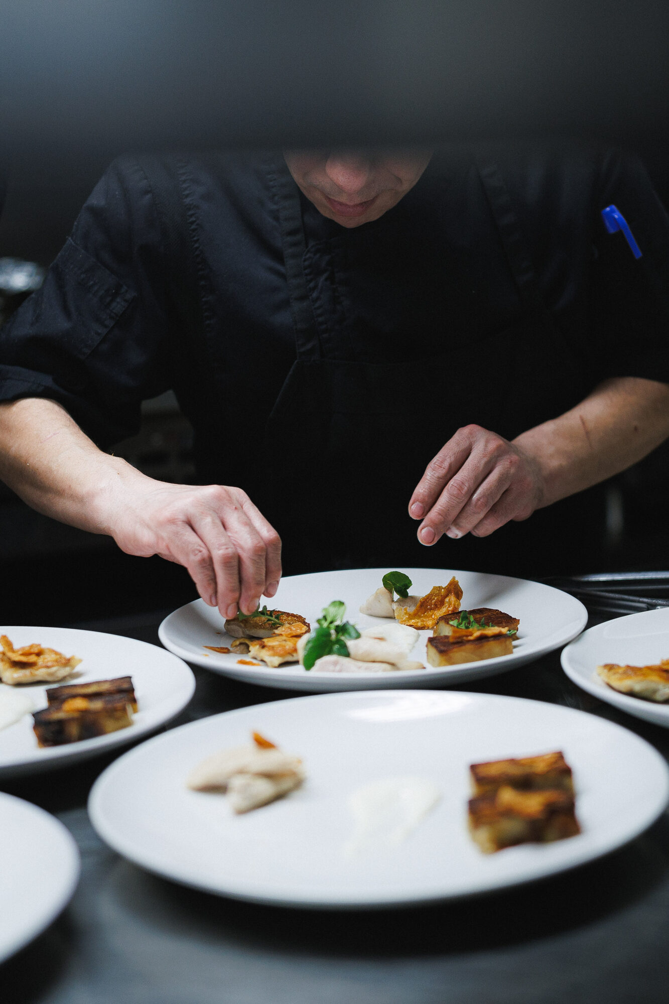 Plating at a private event
