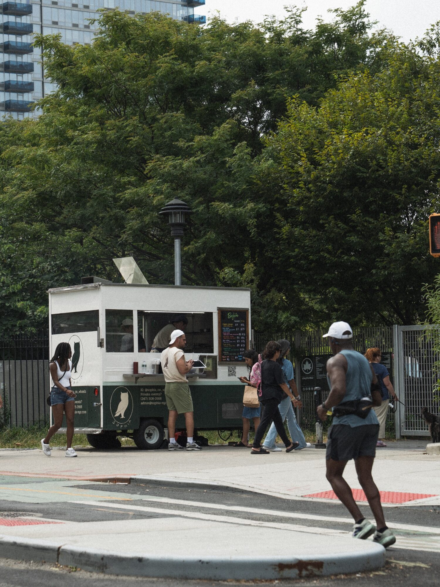 The cart in the park