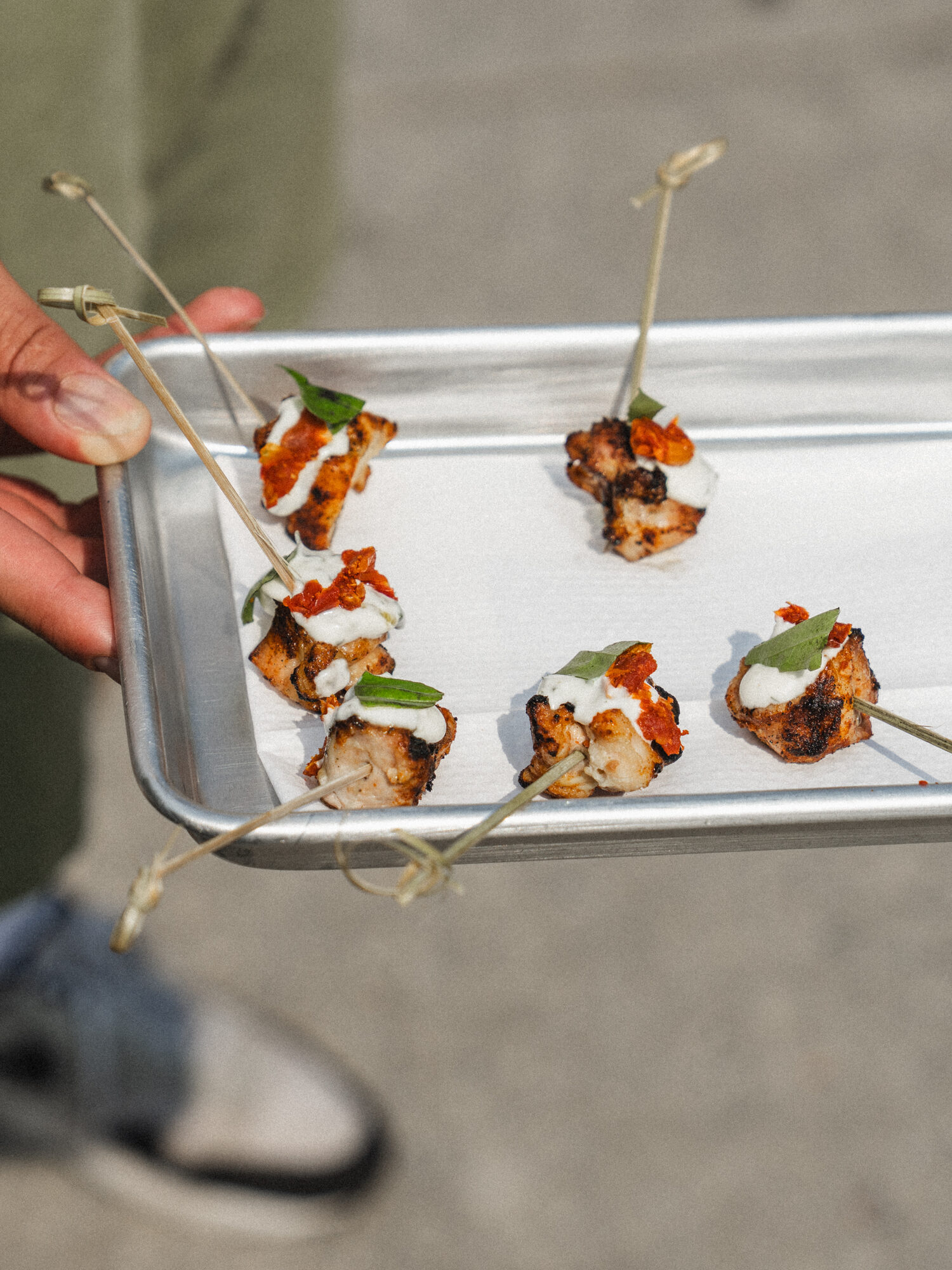 Skewer appetizers